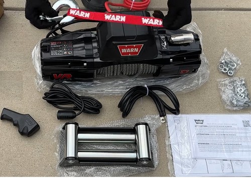 Warn steel cable winch - winch, 8000